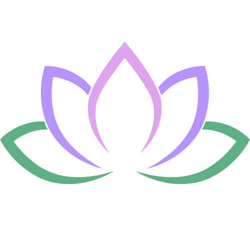 purple lotus outline
